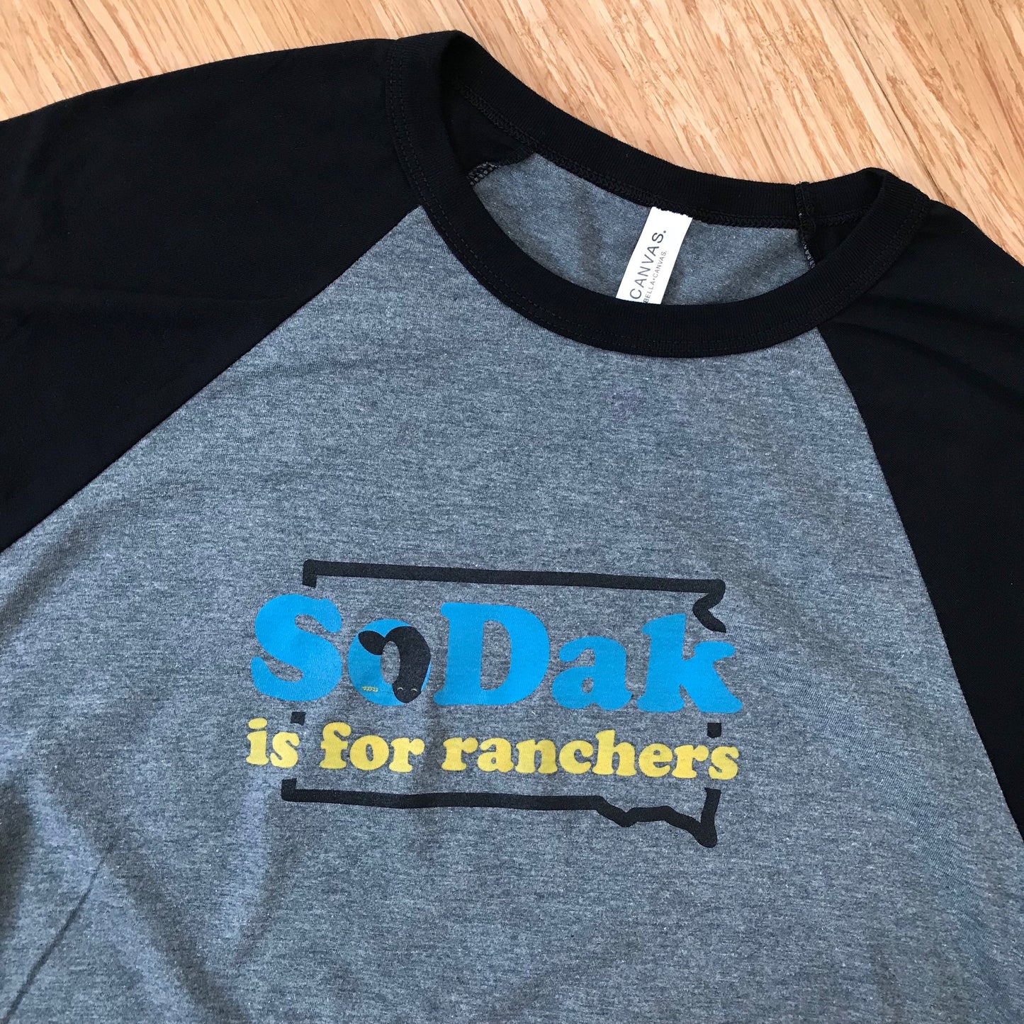 SoDak is for Ranchers Unisex Baseball Tee