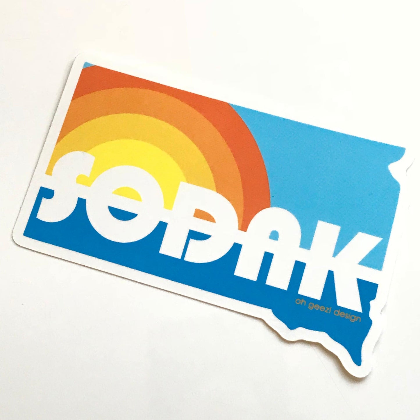 SoDak Lake Day Sticker