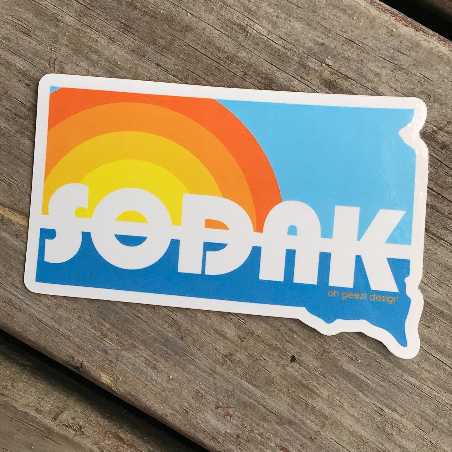 SoDak Lake Day Sticker