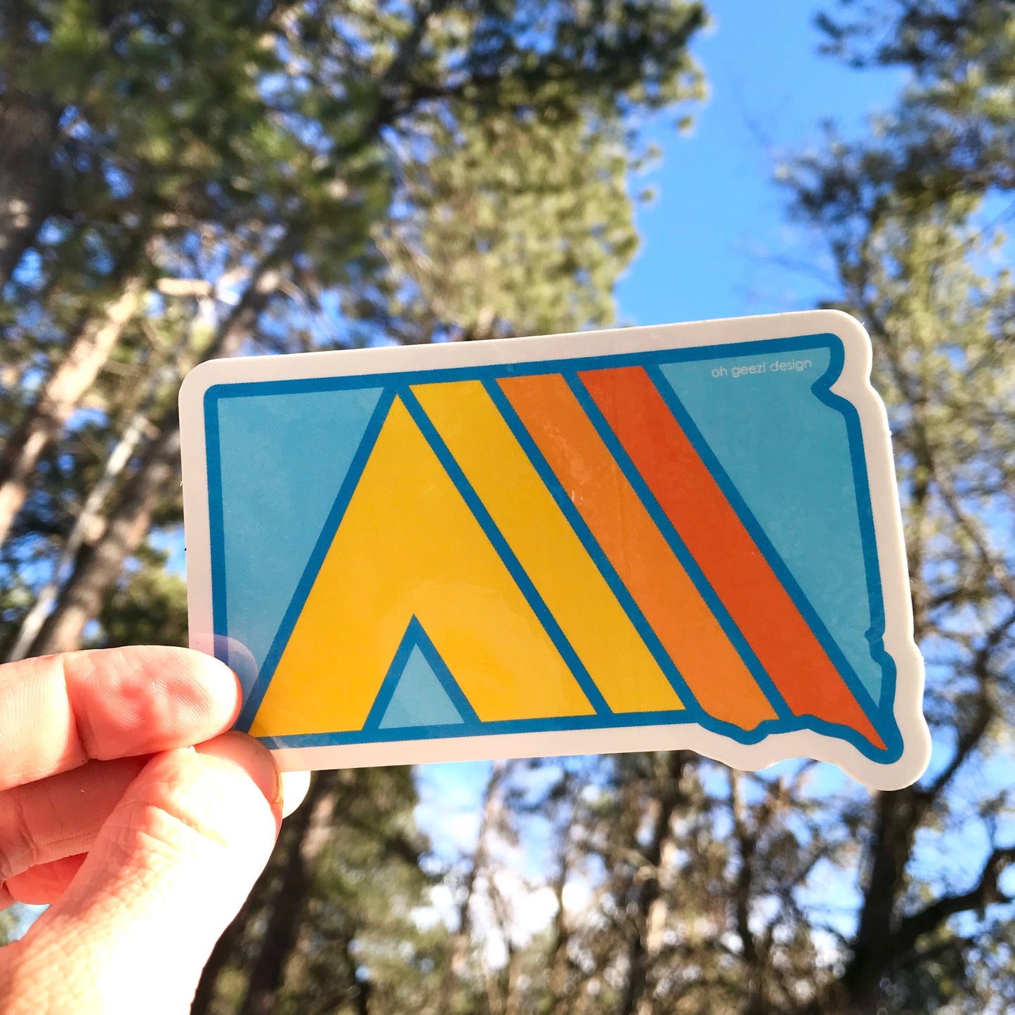 Camp SoDak Tent Sticker