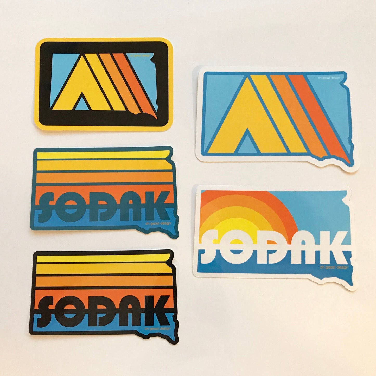 Camp SoDak Rectangle Sticker