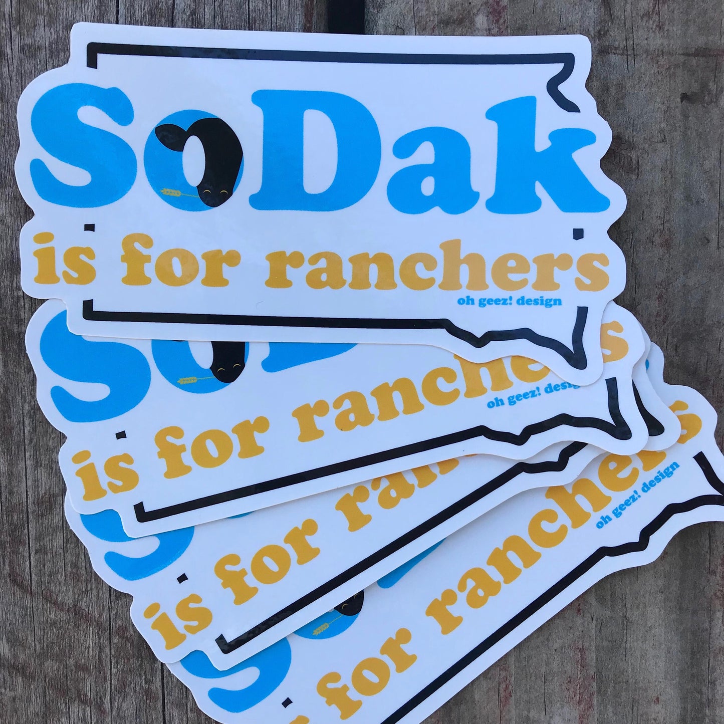 SoDak is for Ranchers Sticker