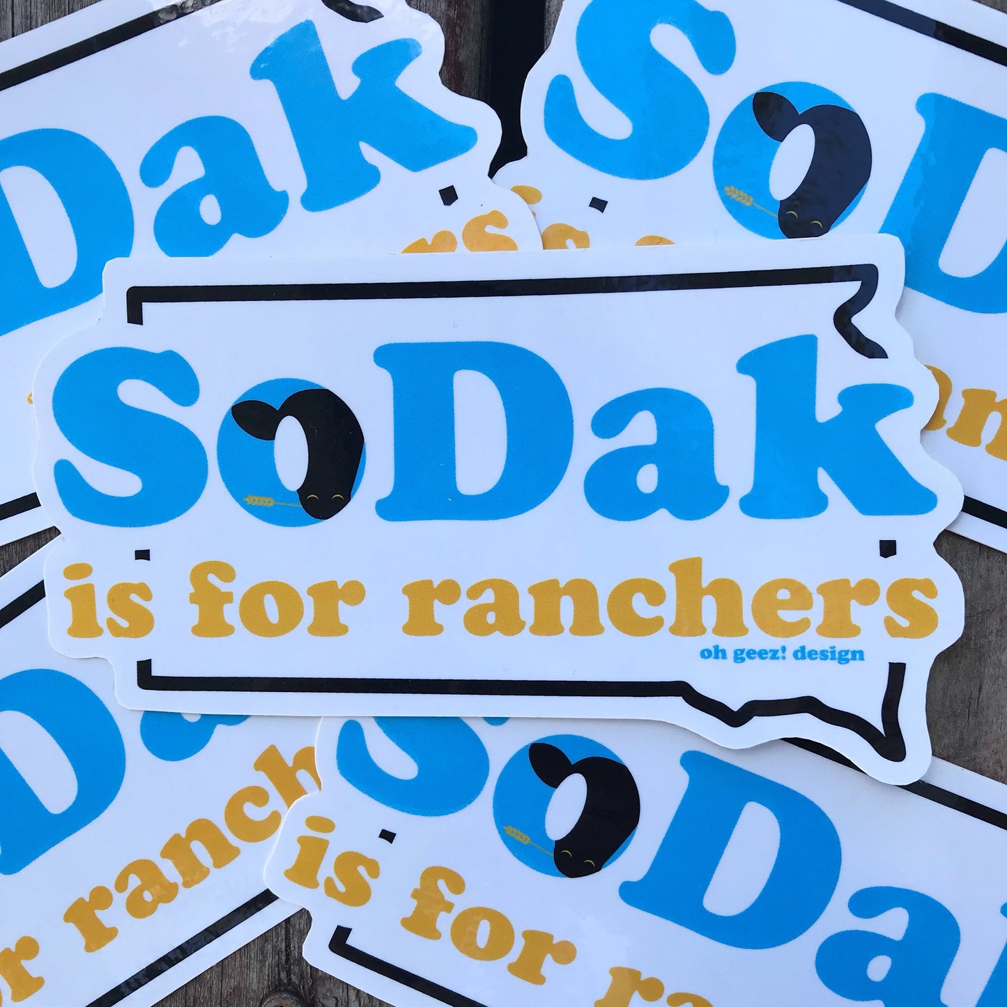 SoDak is for Ranchers Sticker