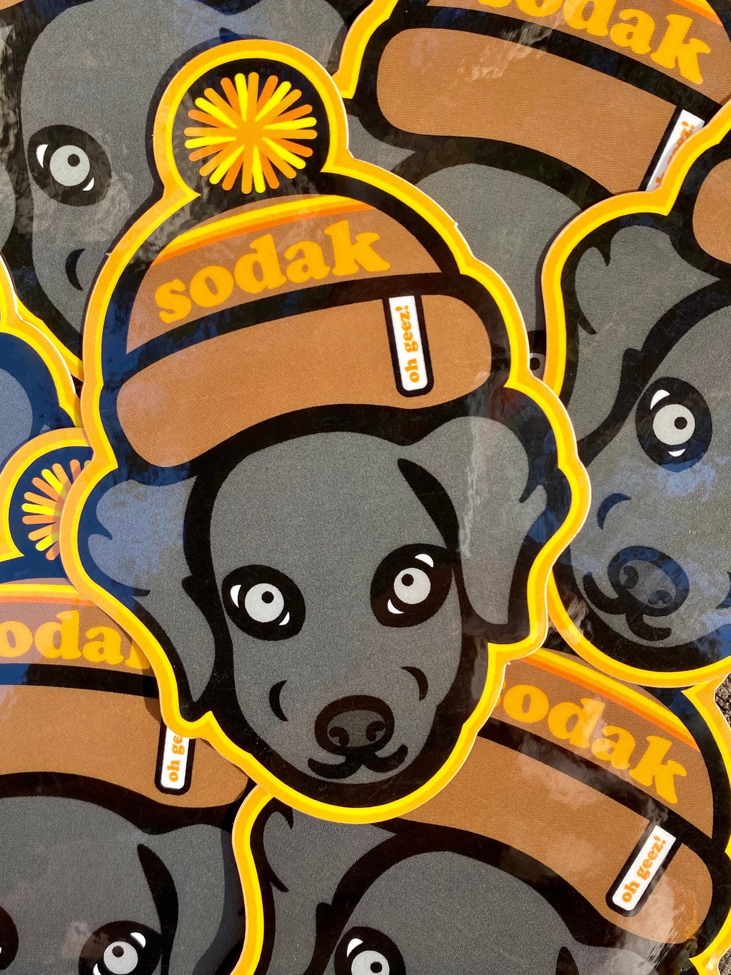 Angus SoDak Puppy Sticker