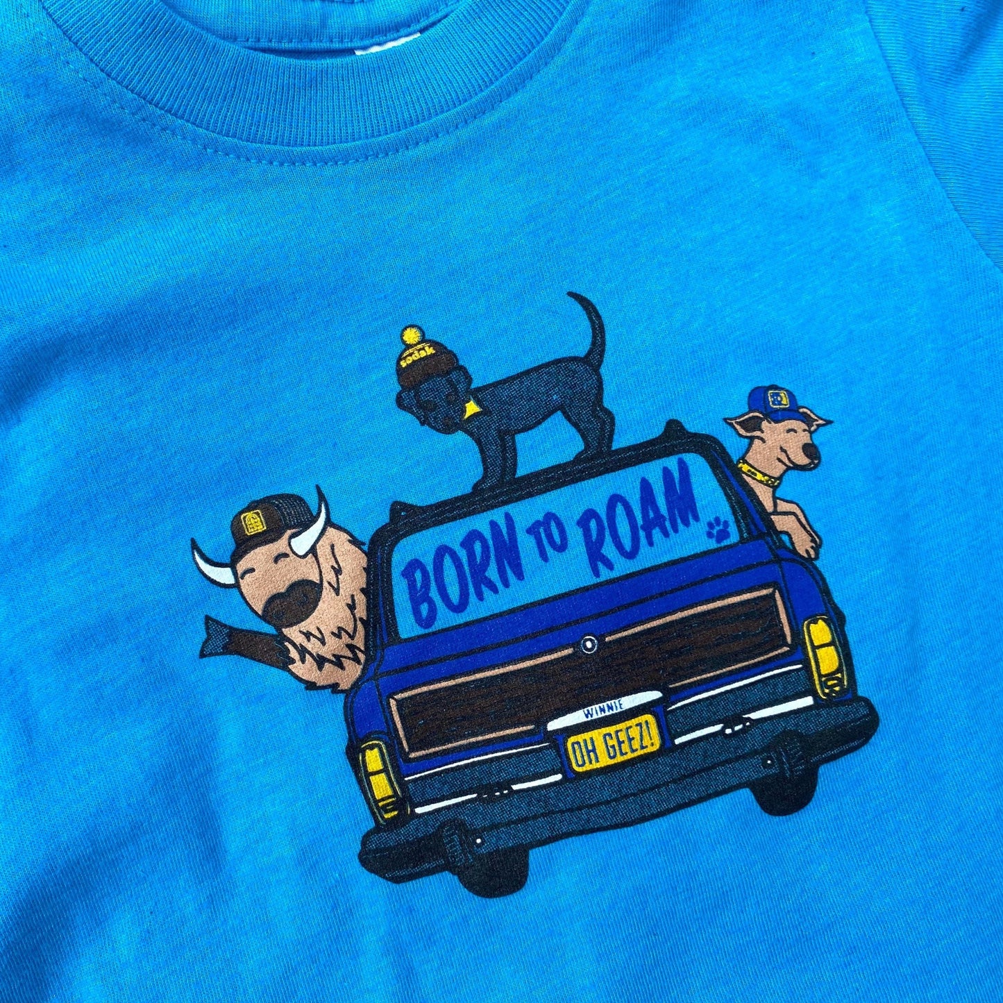 Born To Roam Wagoneer Toddler T-Shirt