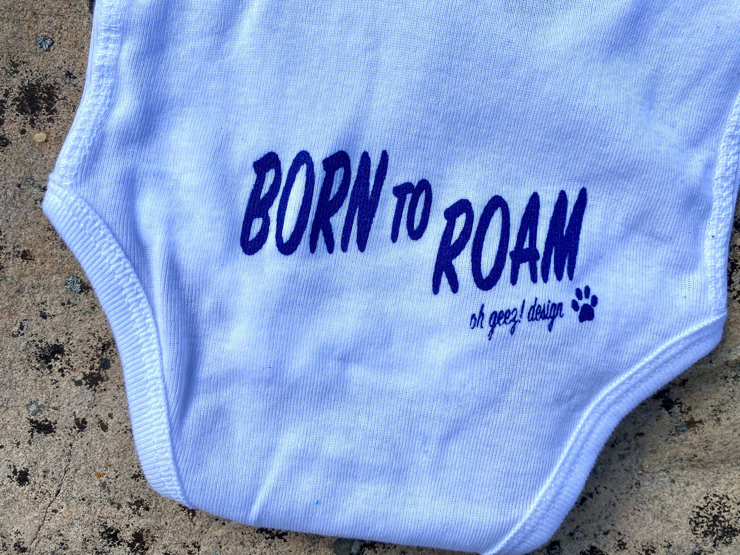 Born To Roam Wagoneer Baby Onesie