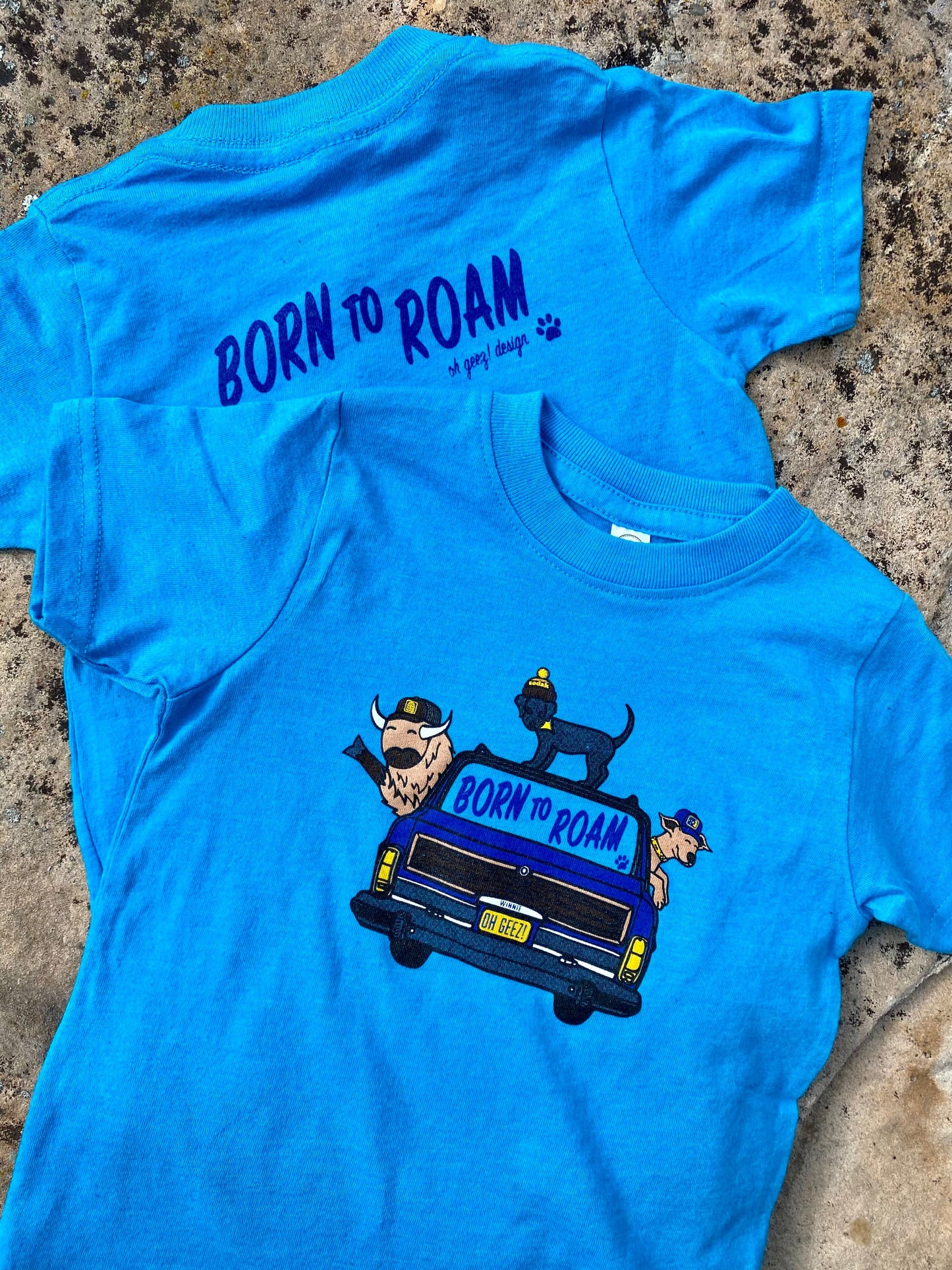 Born To Roam Wagoneer Toddler T-Shirt