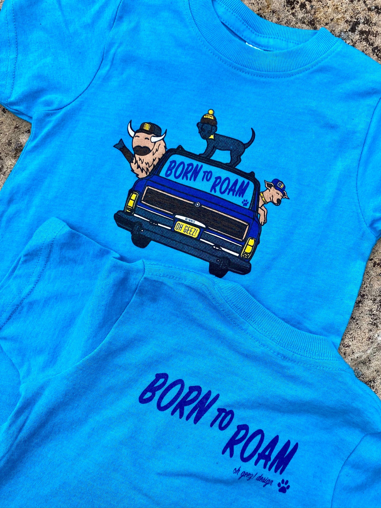 Born To Roam Wagoneer Toddler T-Shirt