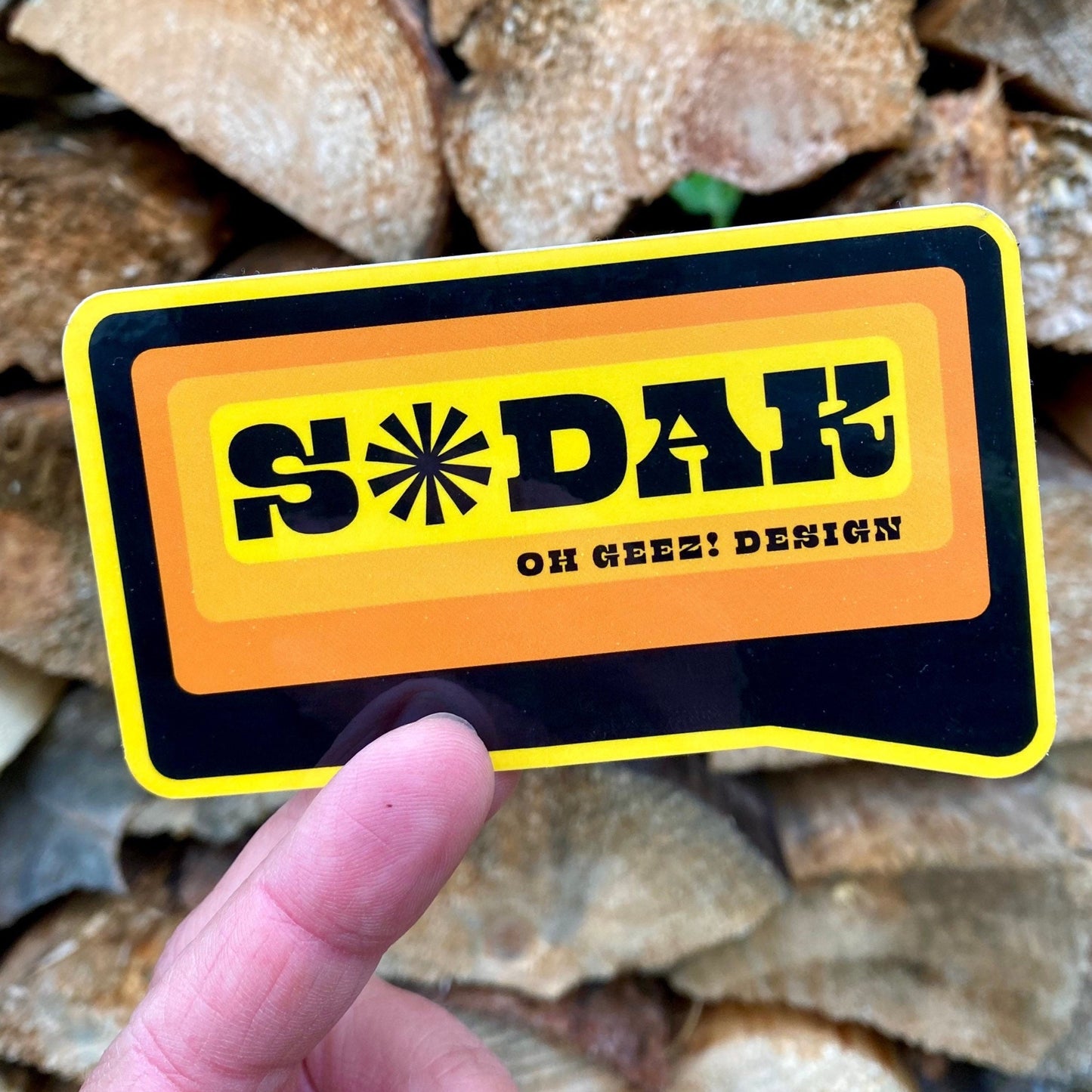 SoDak Sunburst Sticker