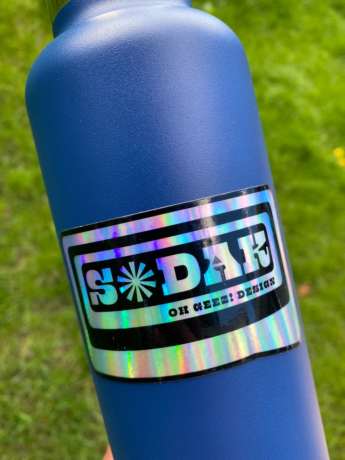 SoDak Sunburst Holographic Sticker