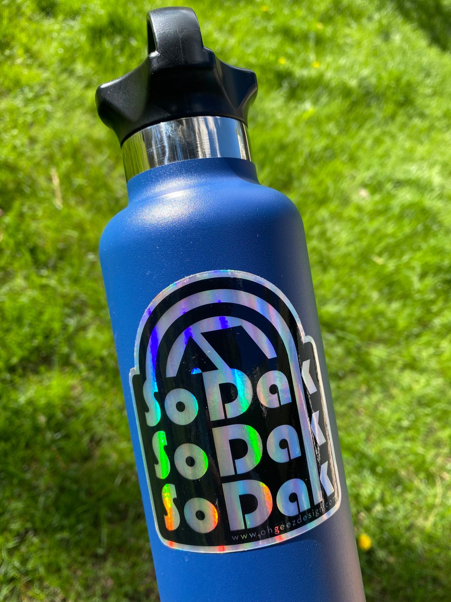 SoDak Retro Holographic Sticker