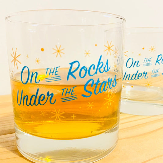 On the Rocks Under the Stars Whiskey Rocks Glass Set