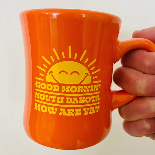 Good Mornin' South Dakota How are Ya? Retro Diner Mug