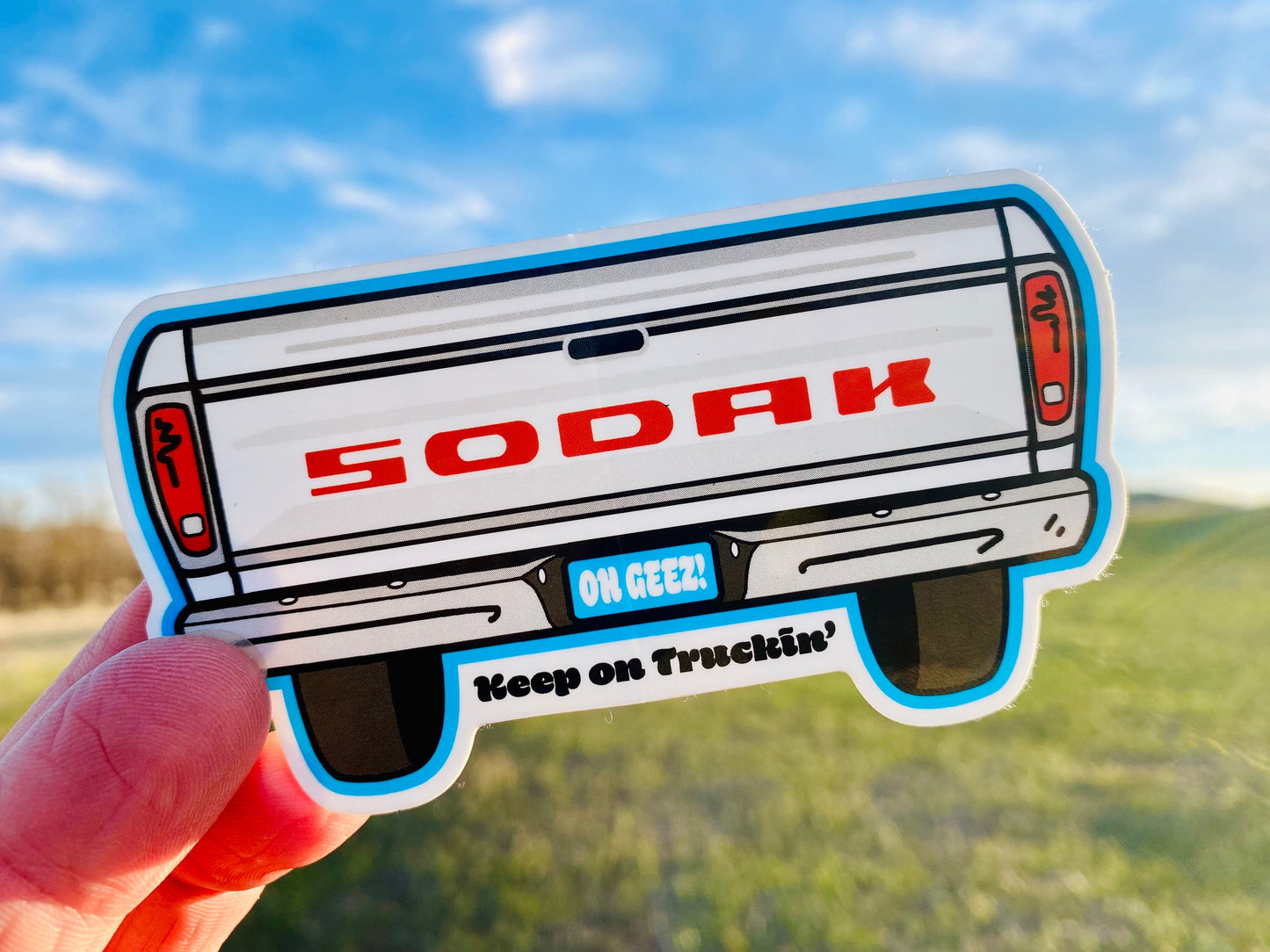 SoDak Keep on Truckin' Sticker