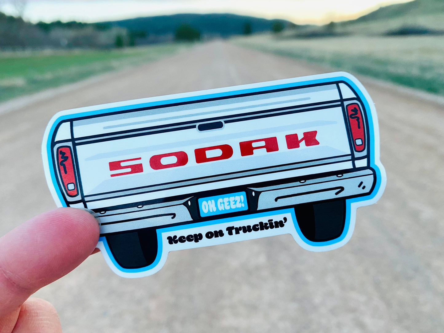 SoDak Keep on Truckin' Sticker