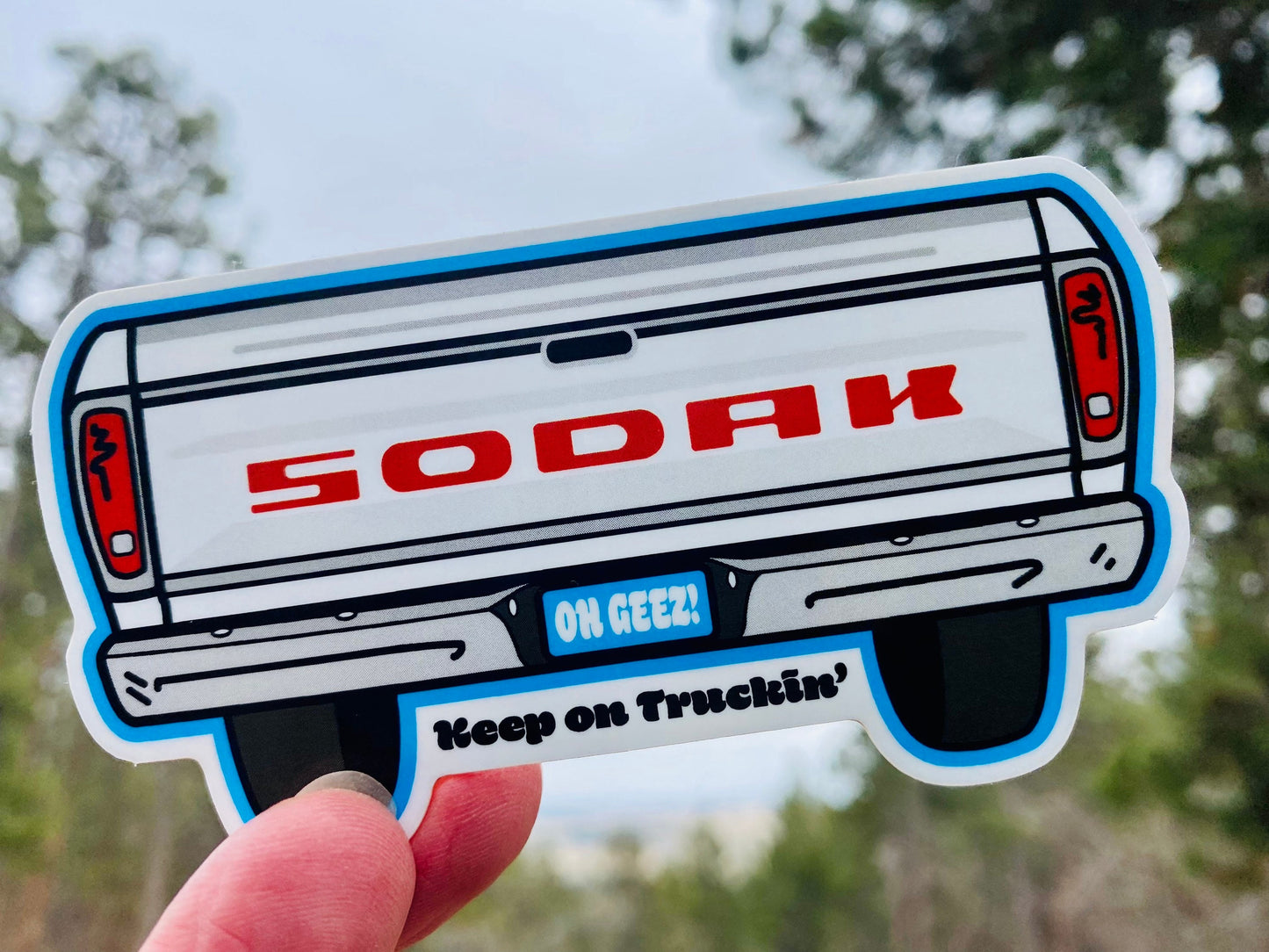 SoDak Keep on Truckin' Sticker