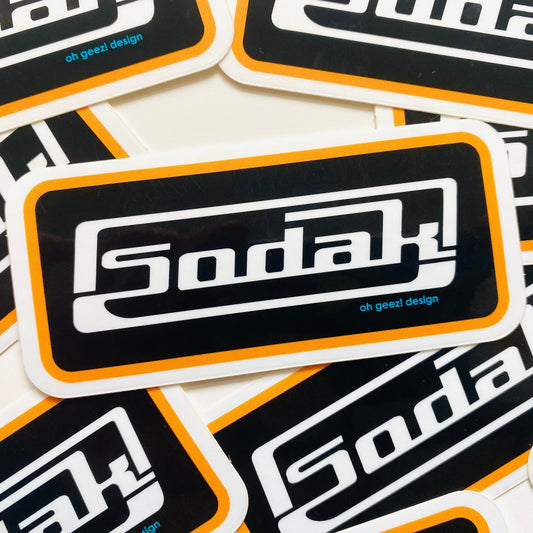 SoDak Classic Retro Sticker