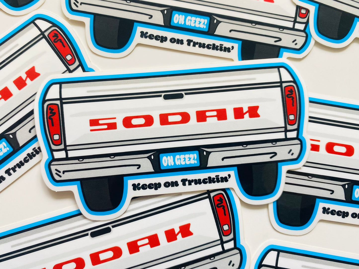 SoDak Keep on Truckin' Sticker