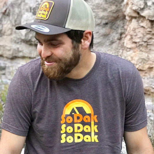 SoDak Retro Brown Unisex T-Shirt