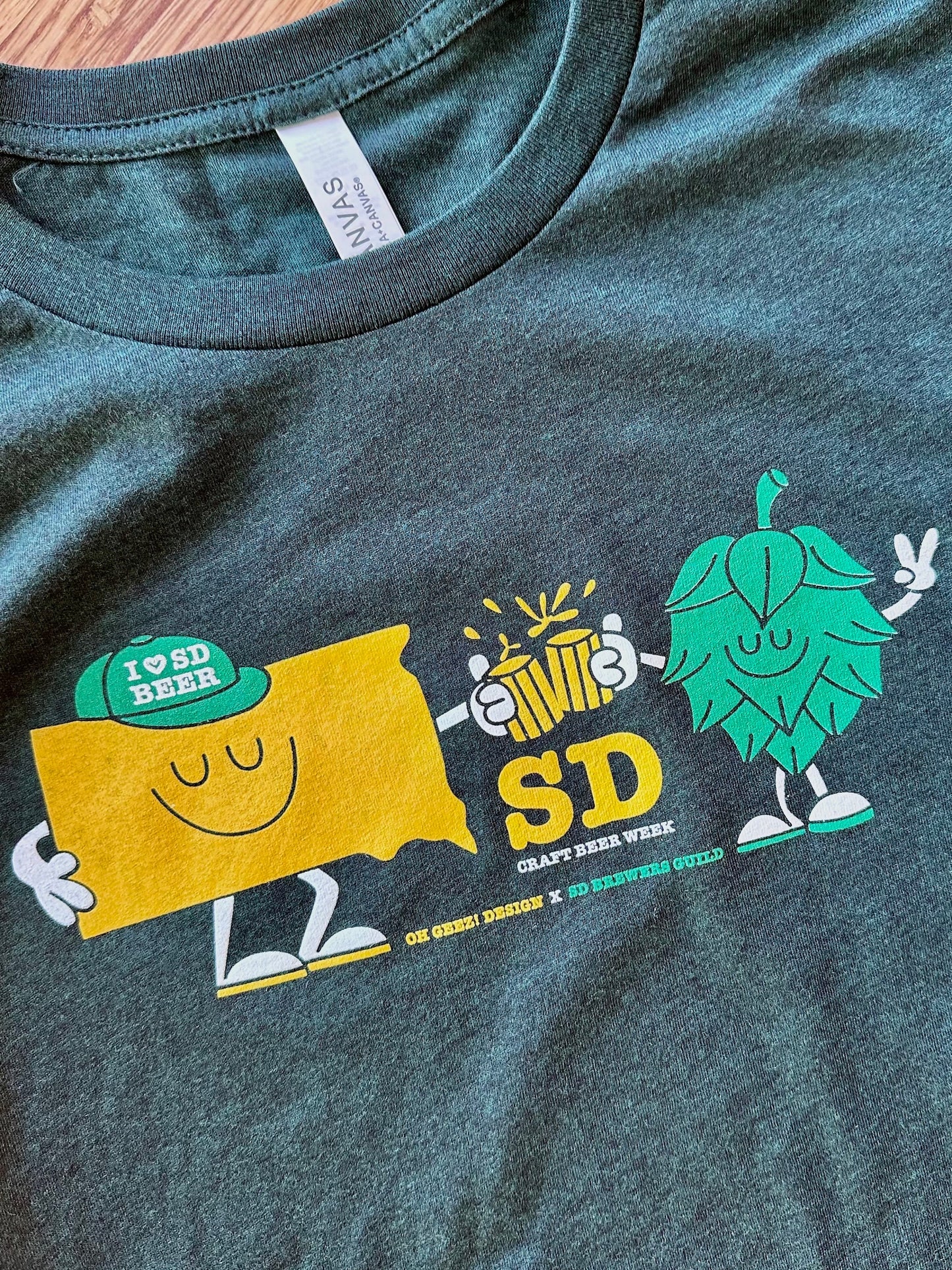 I Heart SD Beer T-shirt - South Dakota Craft Beer Week 2024 Tee